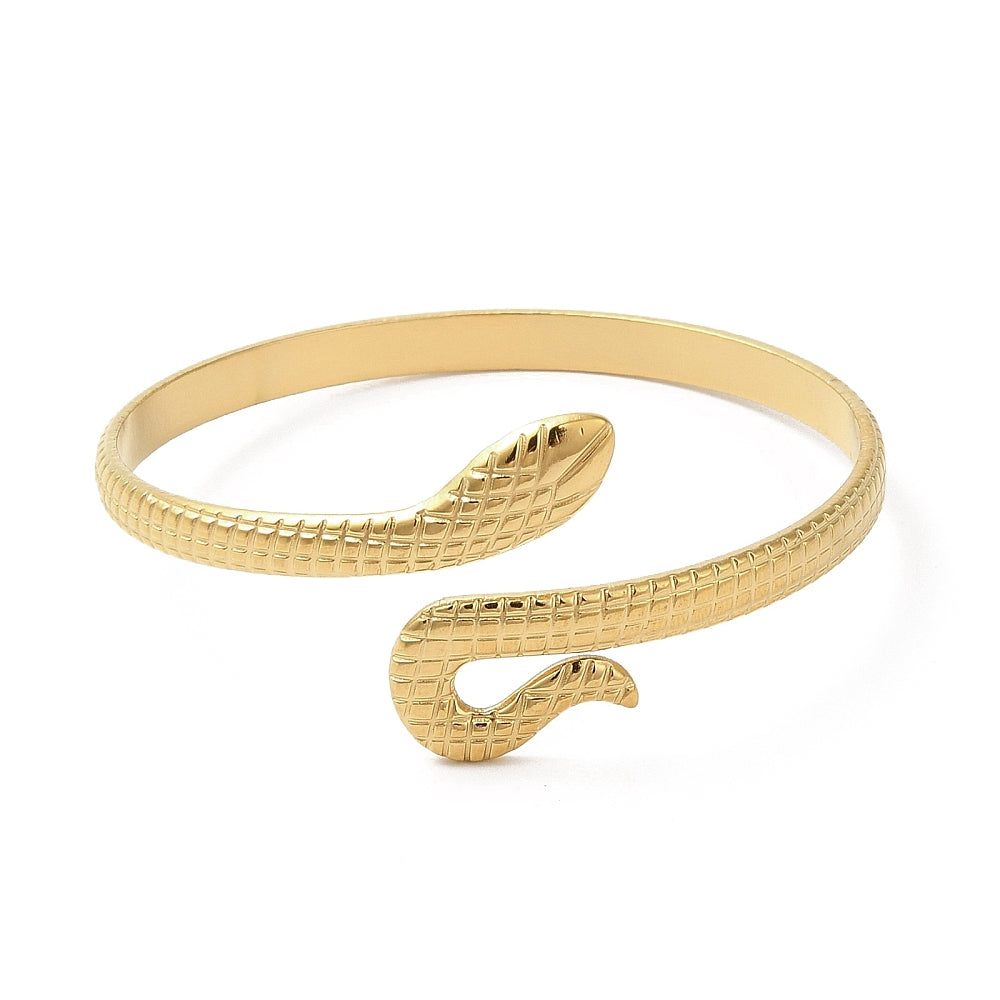 Cleopatra Snake Cuff Gold