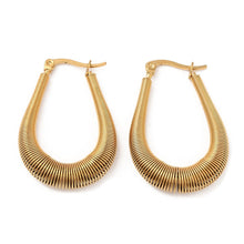 Load image into Gallery viewer, Cassandra Hoop Earring Gold
