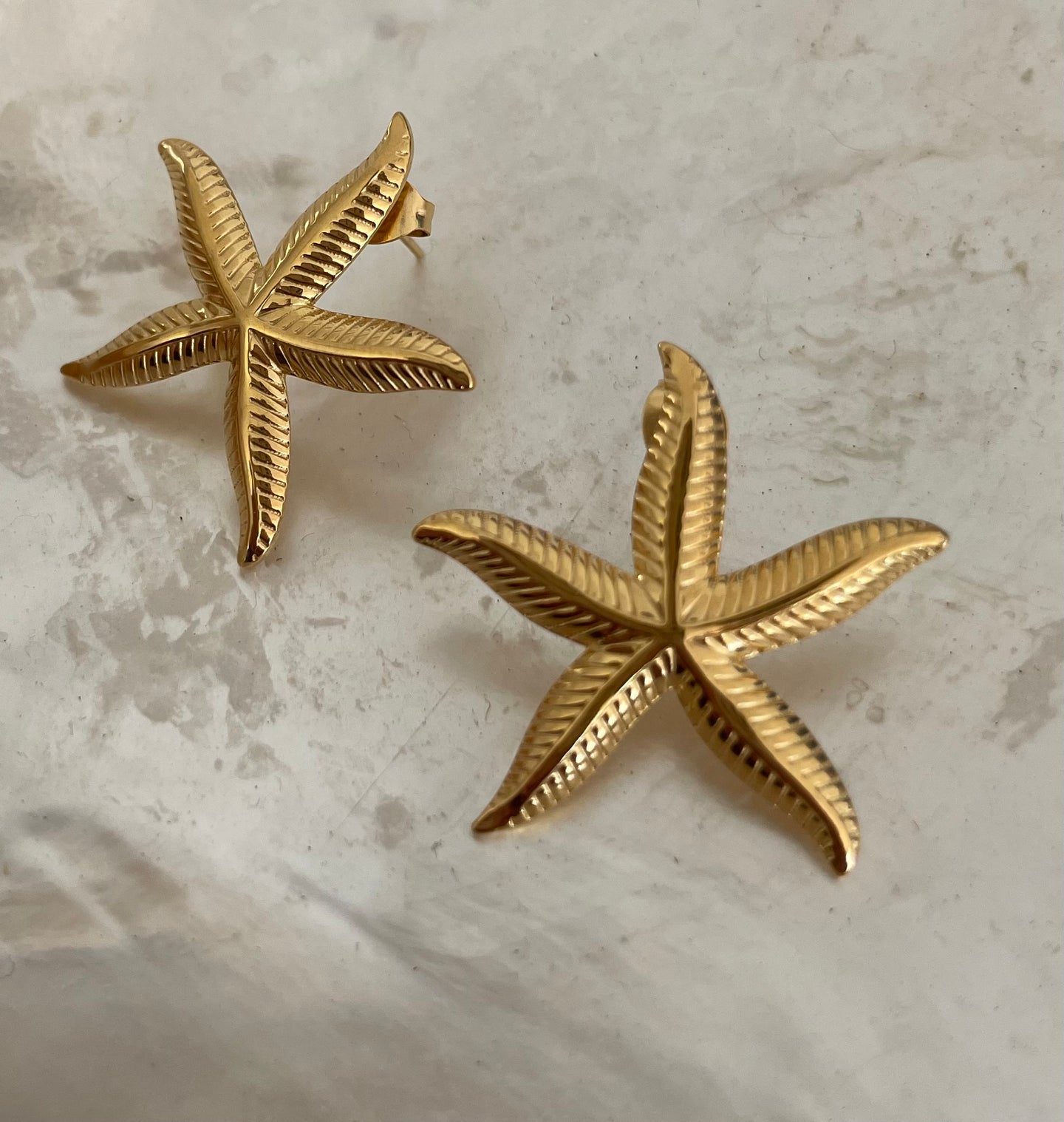 Pippa Starfish Stud Earring Gold