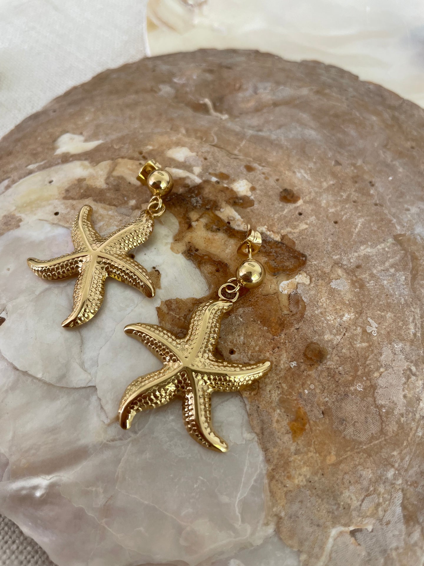 Eve Starfish Stud Earring Gold