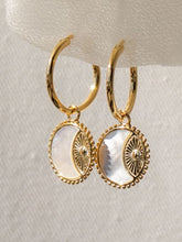 Load image into Gallery viewer, Cosmic Hoop Earring Gold
