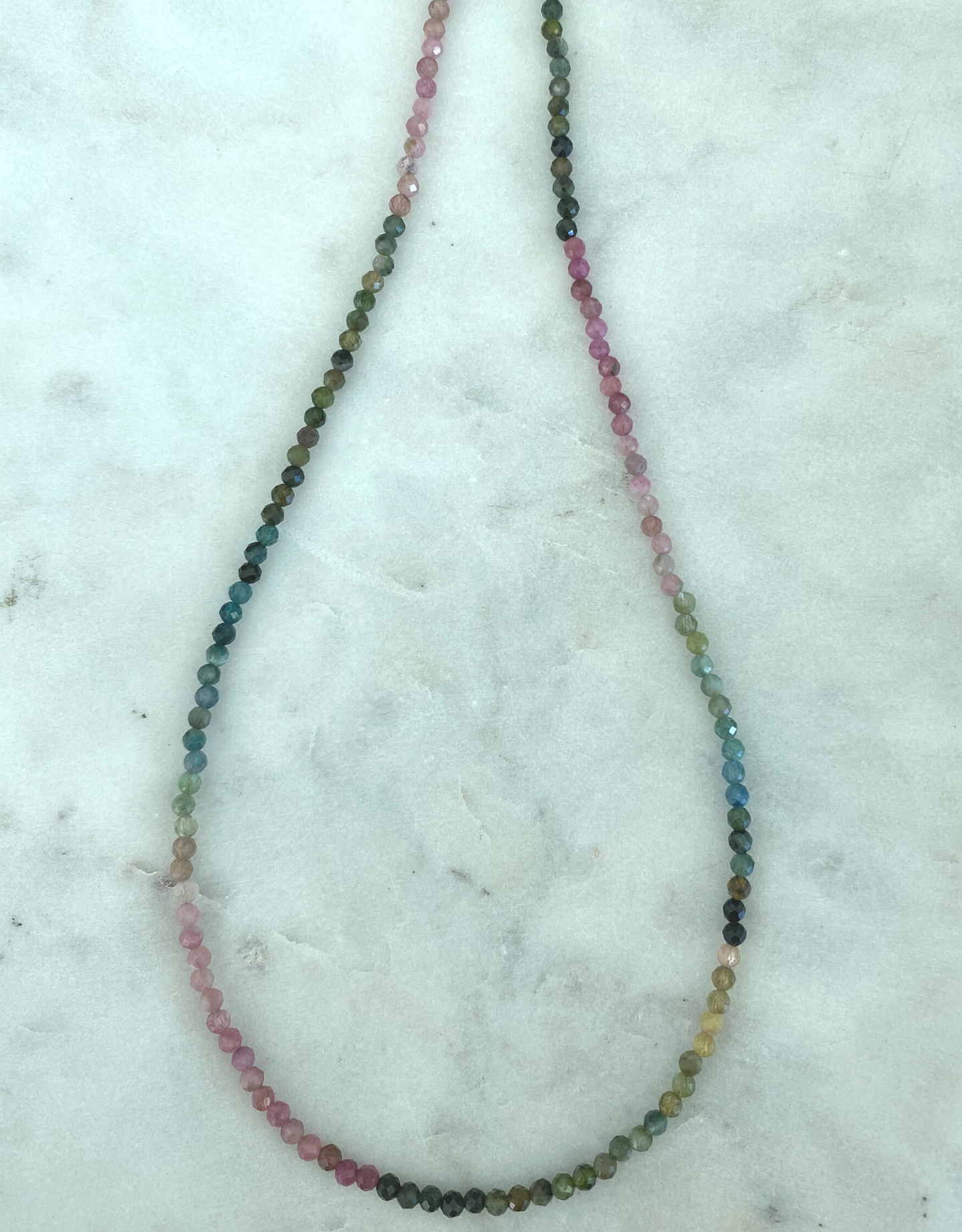 Charlotte Necklace - Tourmaline multi colour